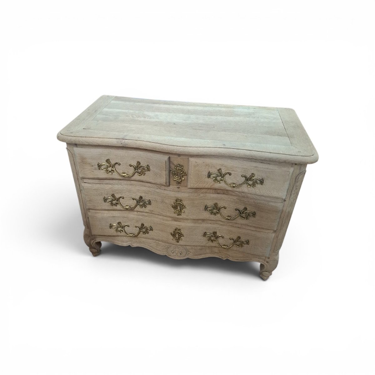 Commode de style louix xv en chene