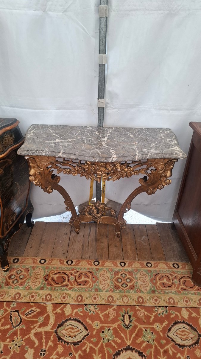 Console De Style Louis XV-photo-4