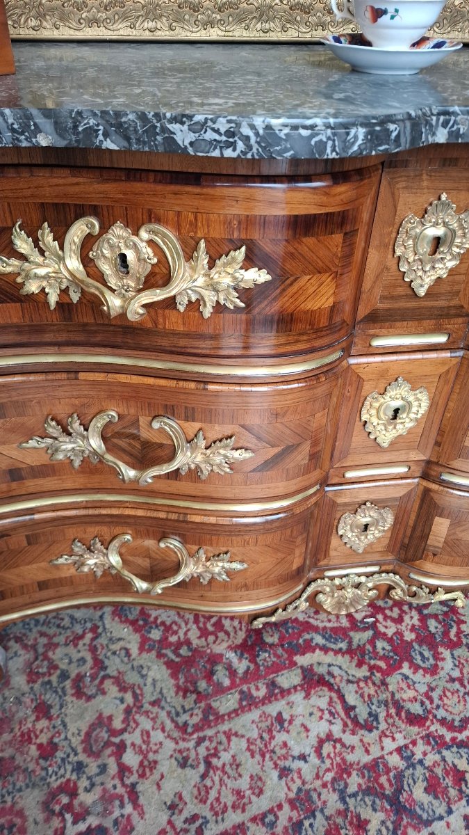 Commode d époque Louis XV-photo-2