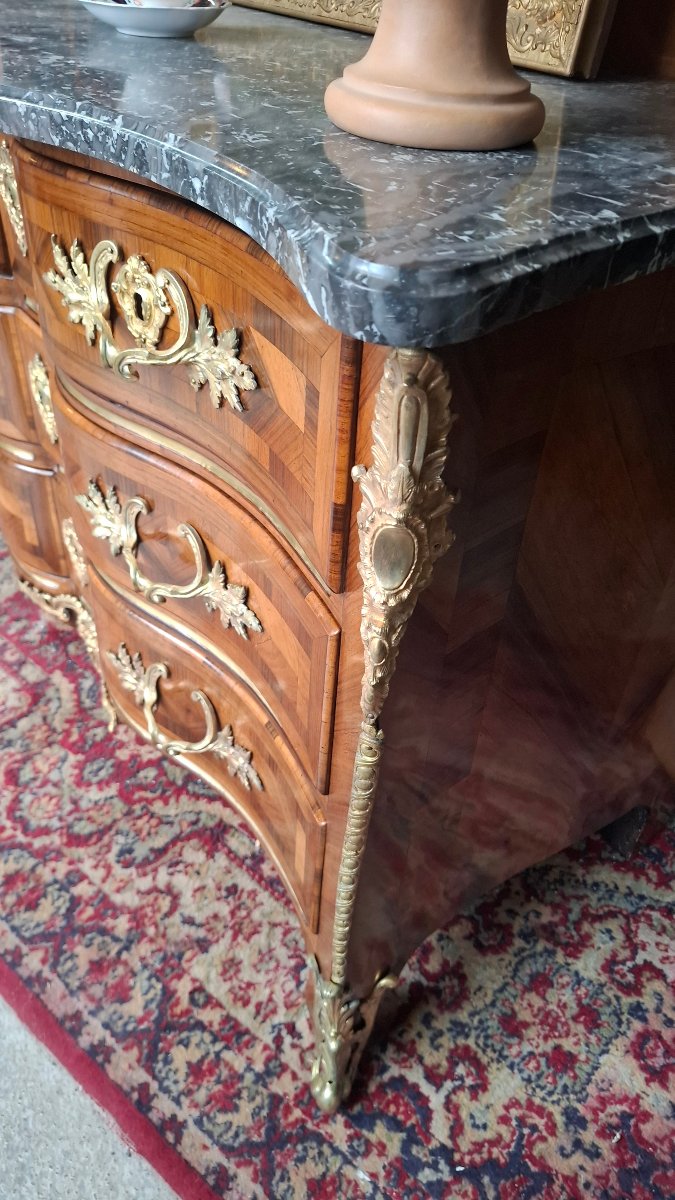 Commode d époque Louis XV-photo-7