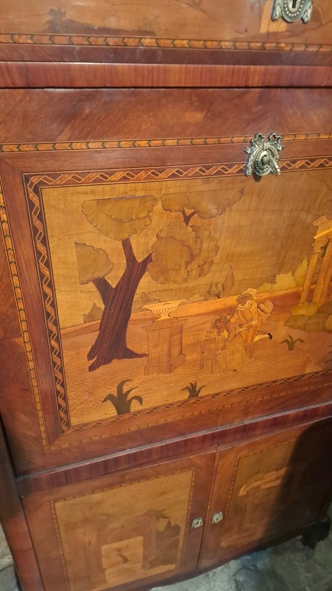 Secretaire de style Louis xv -photo-3