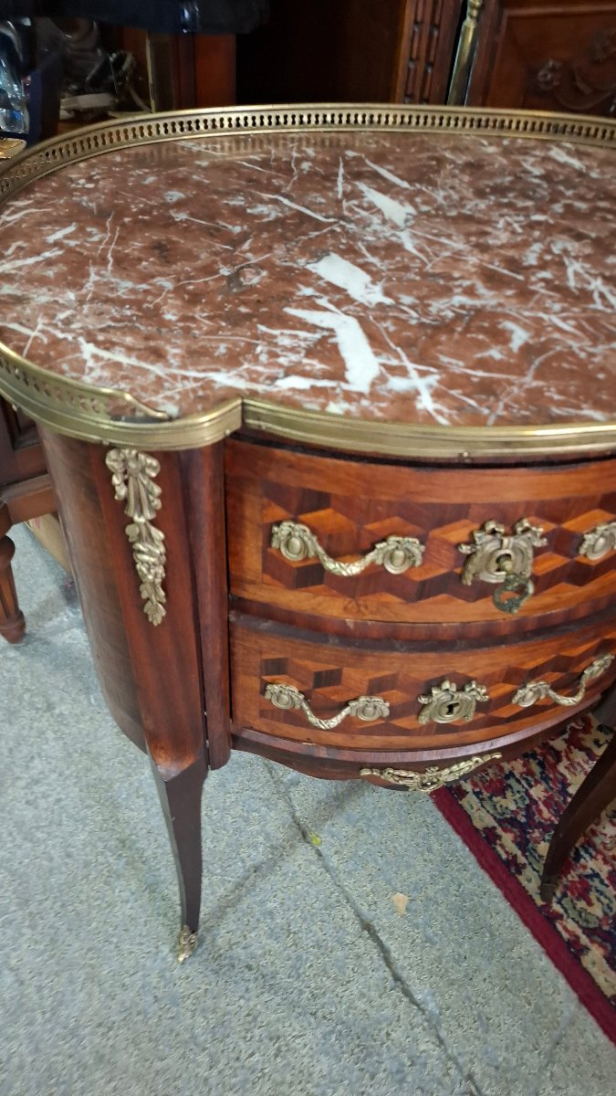 Petite commode en marqueterie -photo-2