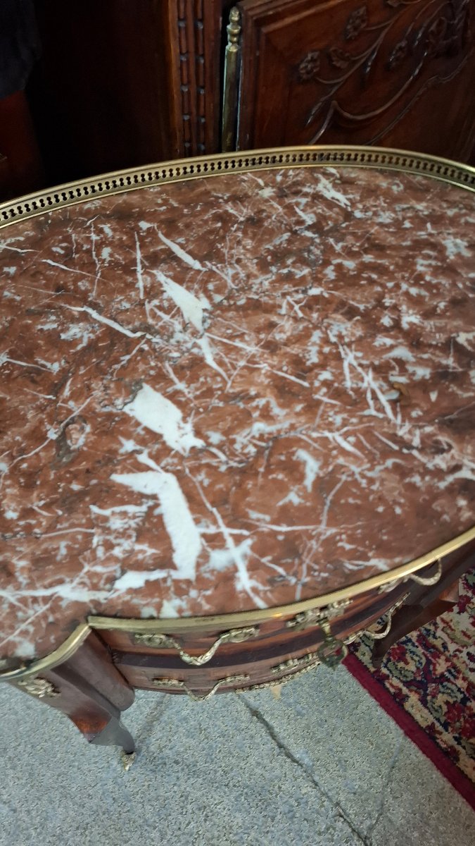 Petite commode en marqueterie -photo-3