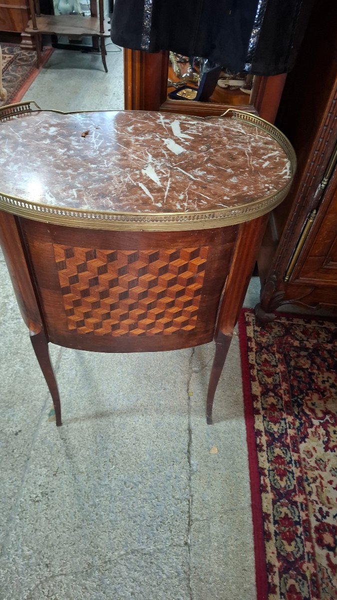 Petite commode en marqueterie -photo-2