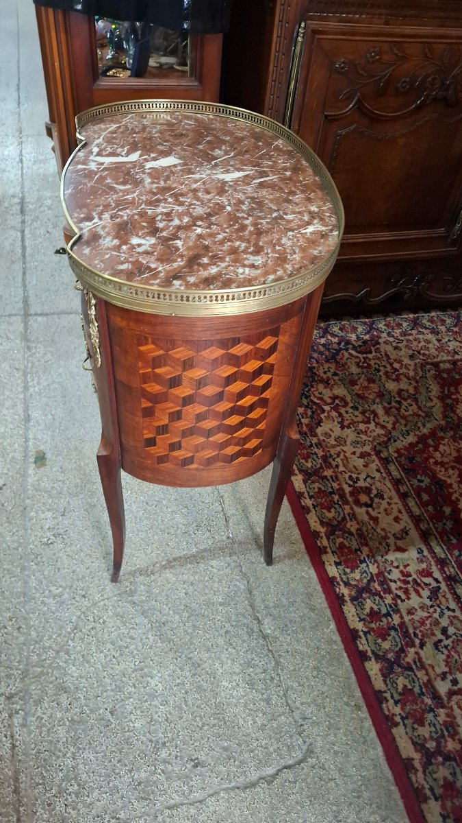 Petite commode en marqueterie -photo-3