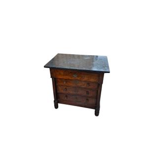 Commode empire en acajou