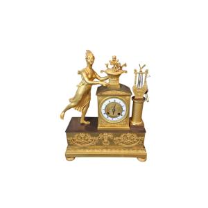 Bronze Clock In Working Order