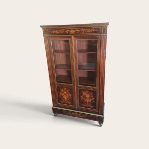 Vitrine en marqueterie Napoléon III