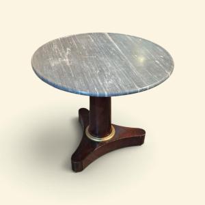 Empire-style Side Table In Mahogany