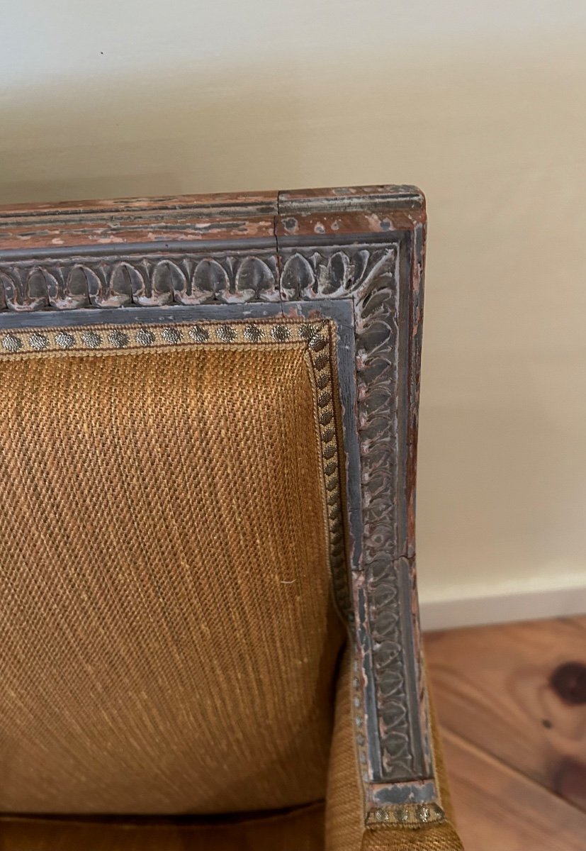 Bergère Marquise De Style Louis XVI D’époque Napoléon III -photo-1