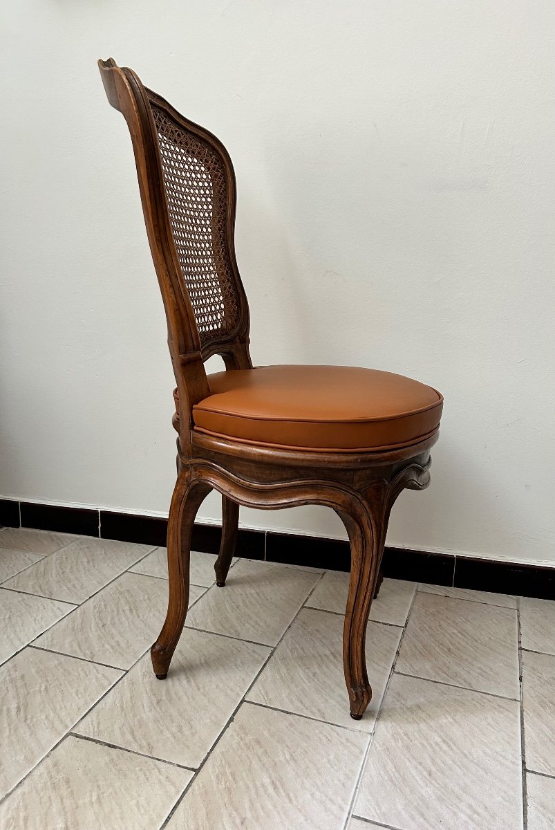 4 Chaises D’époque Louis XV Pierre Nogaret -photo-2