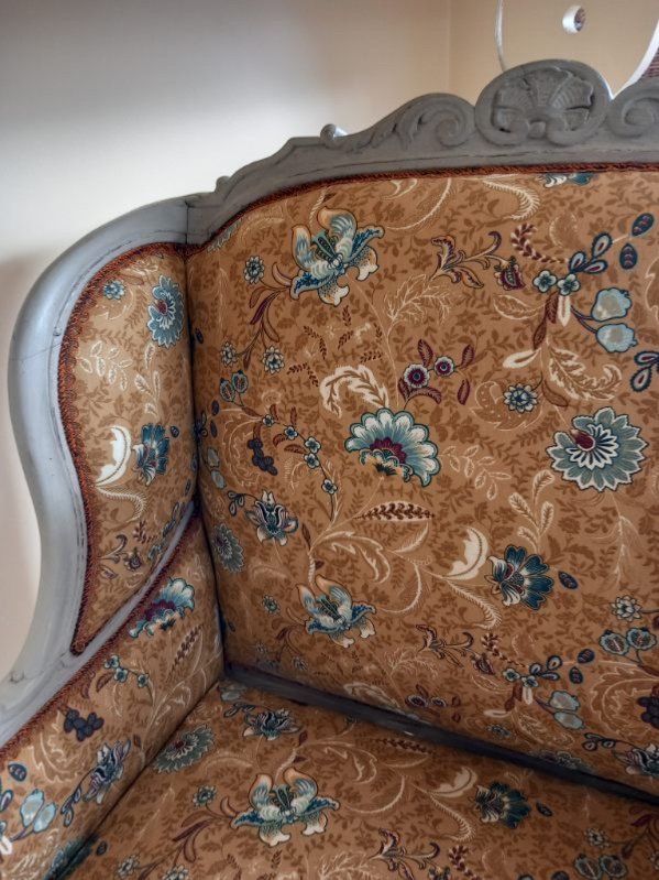 Meridienne/duchesse En Bateau D’époque Louis XV-photo-4