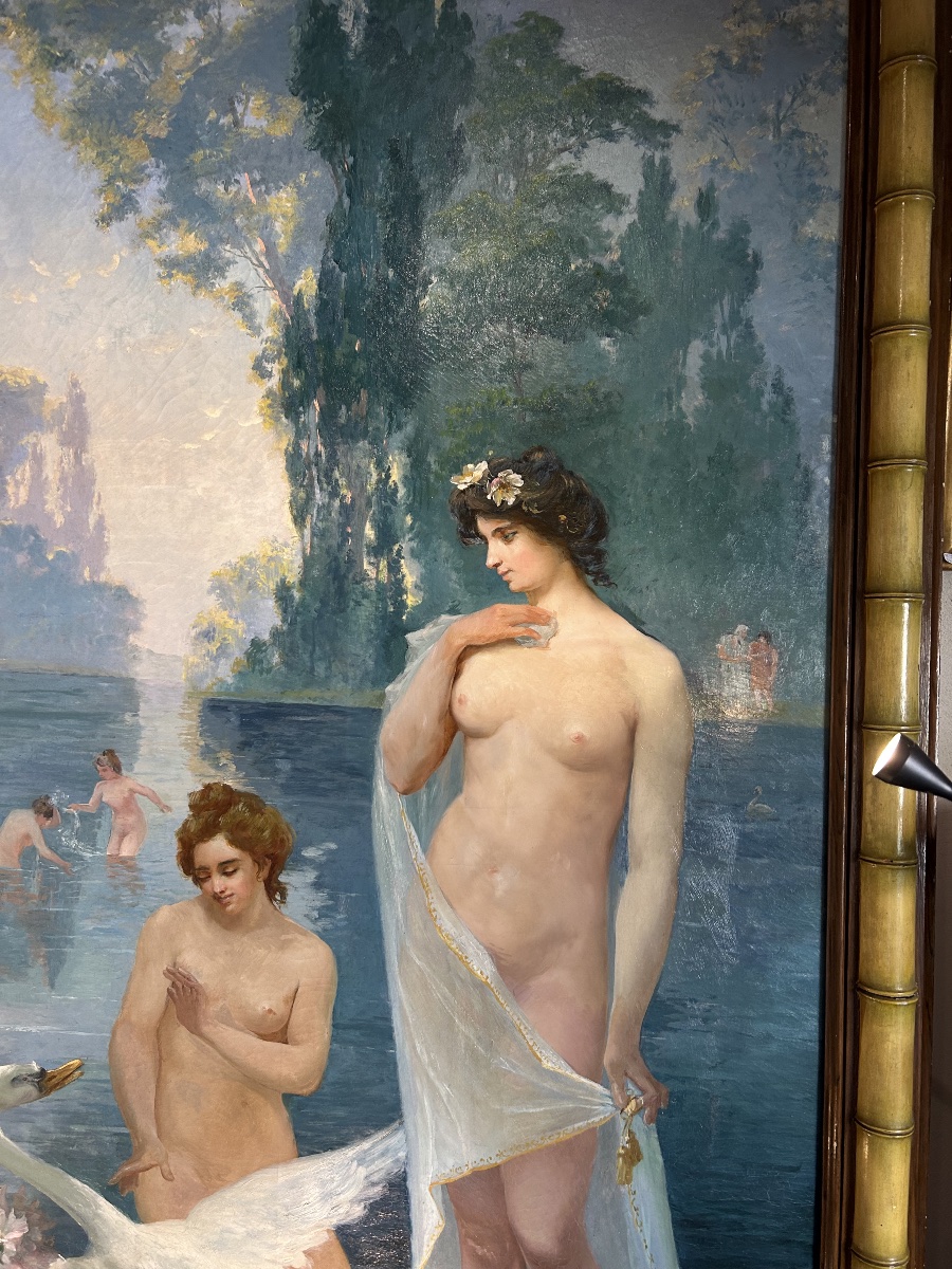 Large Painting By Adolphe Louis Gaussen-photo-2