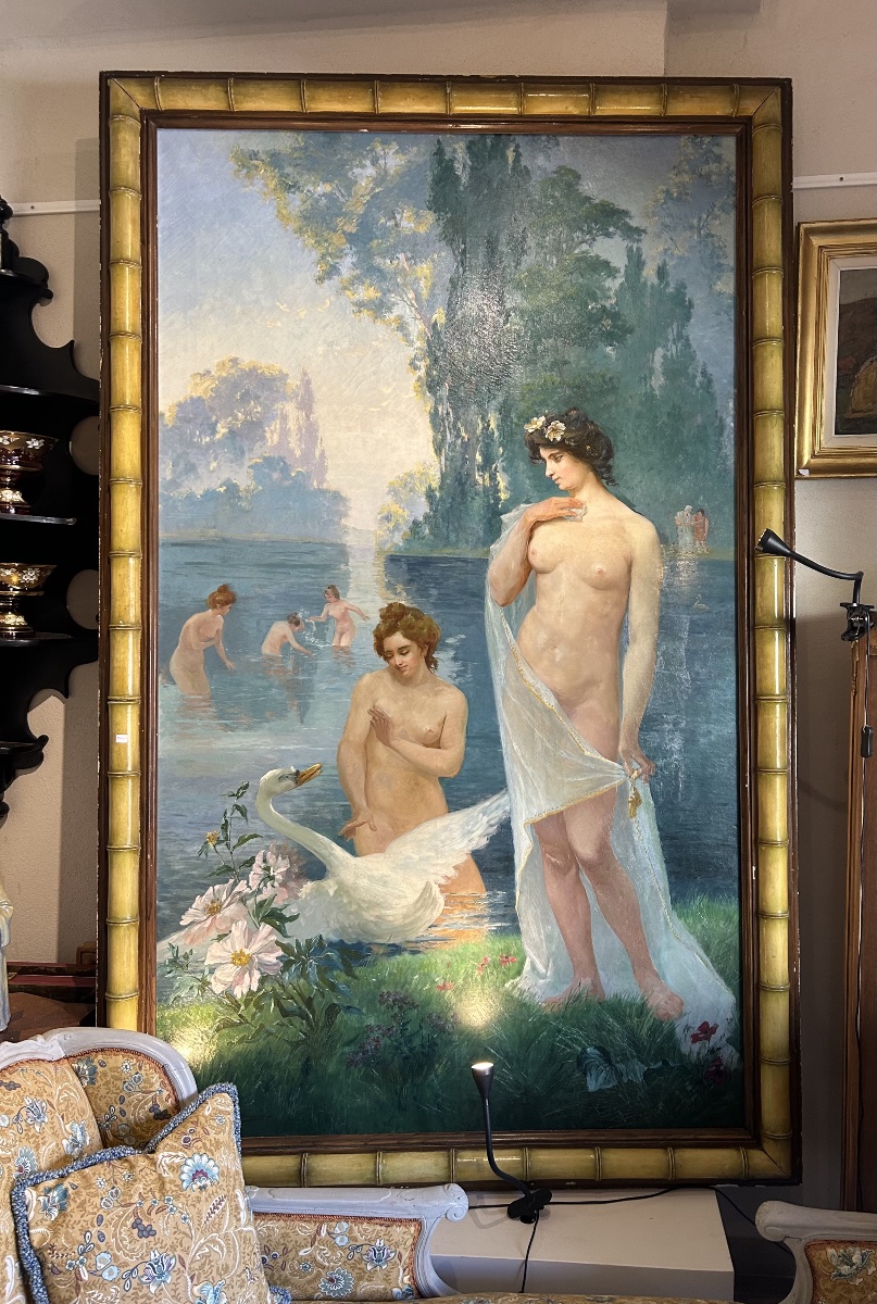 Large Painting By Adolphe Louis Gaussen