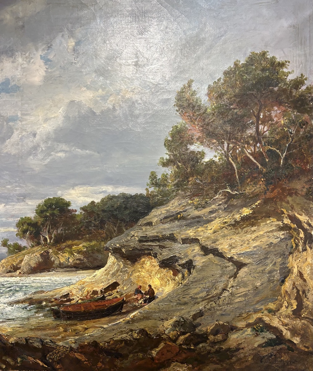 A Very Large Painting By Raphaël Ponson-photo-3