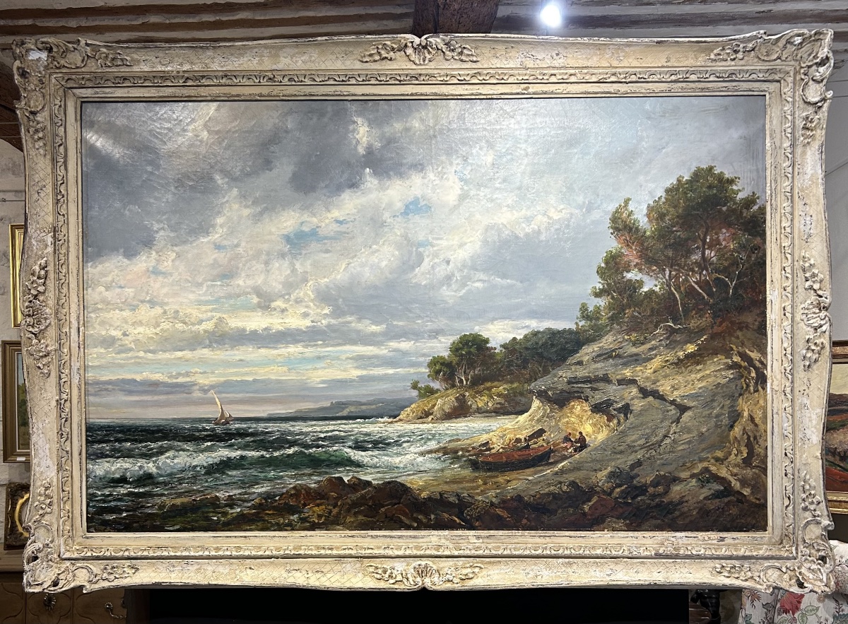 A Very Large Painting By Raphaël Ponson-photo-4