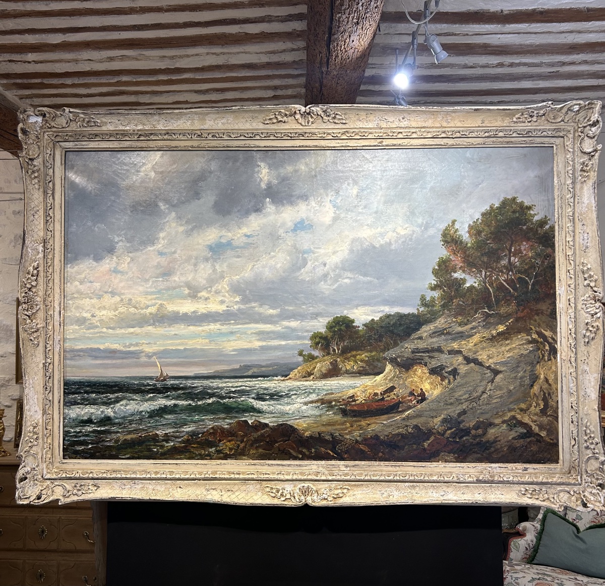 A Very Large Painting By Raphaël Ponson-photo-6