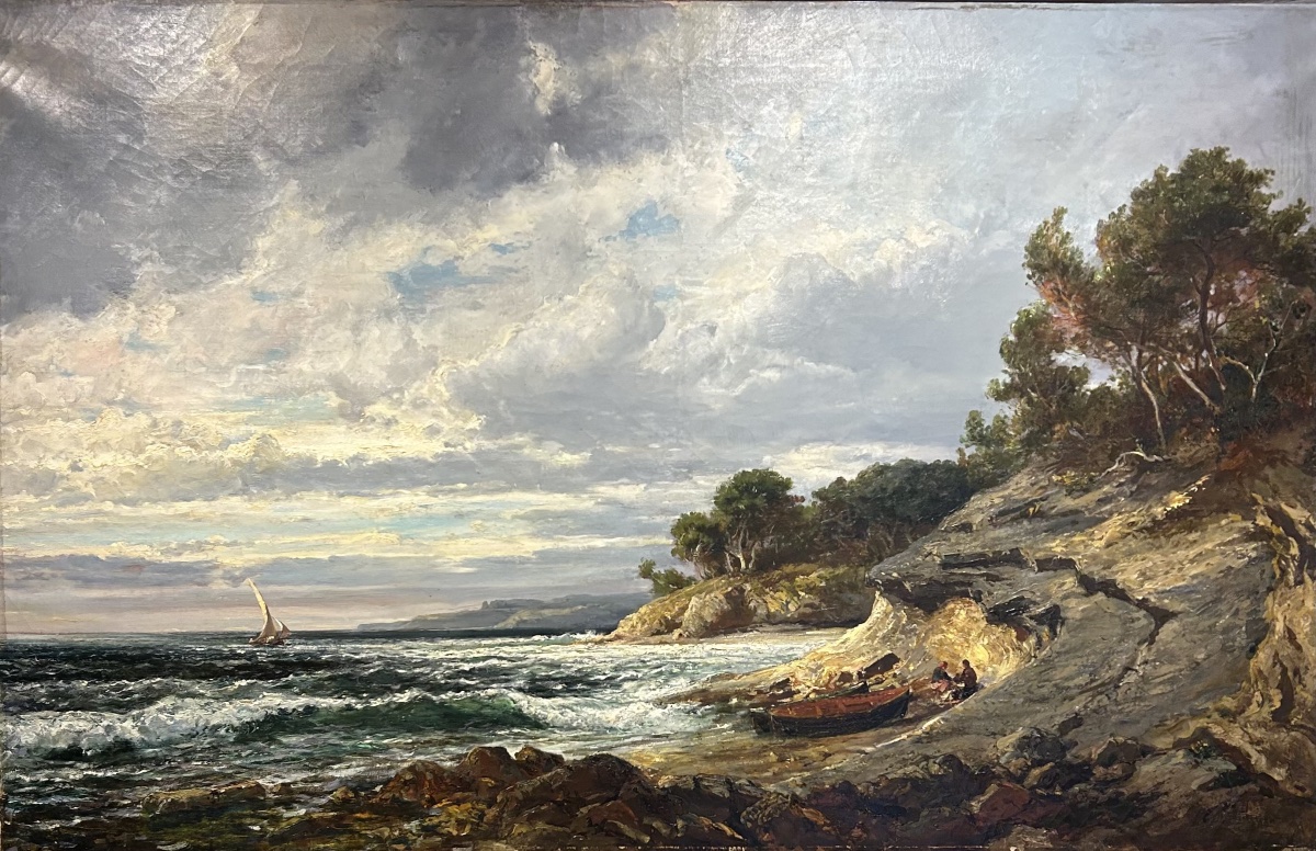 A Very Large Painting By Raphaël Ponson