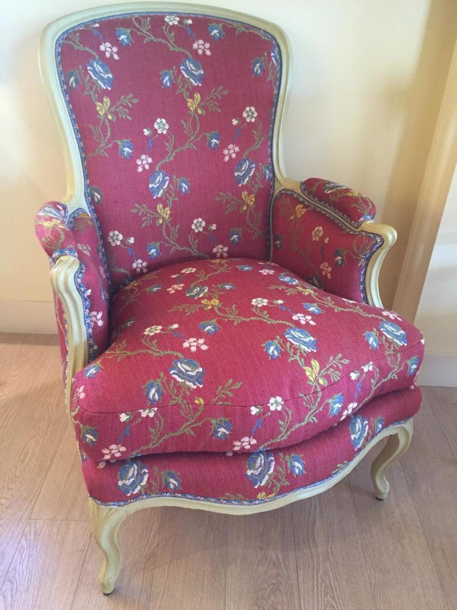 Grande Bergere d'époque Louis XV 