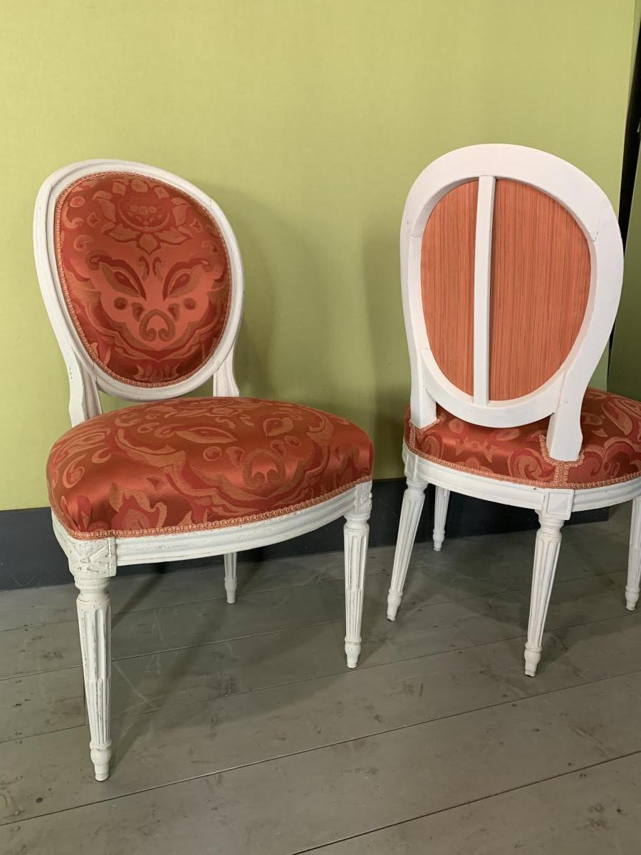 Pair Of Louis XVI Chairs-photo-2