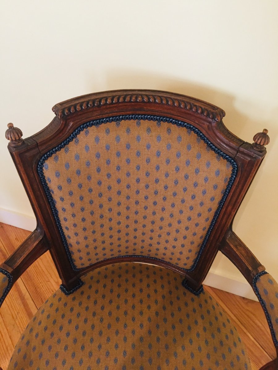 Fauteuil D’époque Louis XVI -photo-3