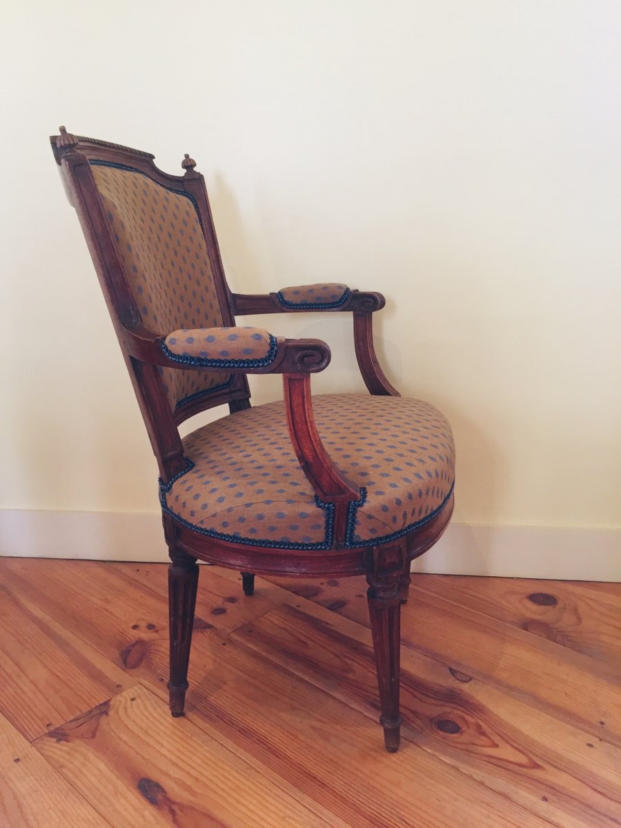 Fauteuil D’époque Louis XVI -photo-1