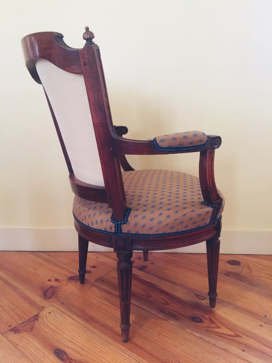 Fauteuil D’époque Louis XVI -photo-3