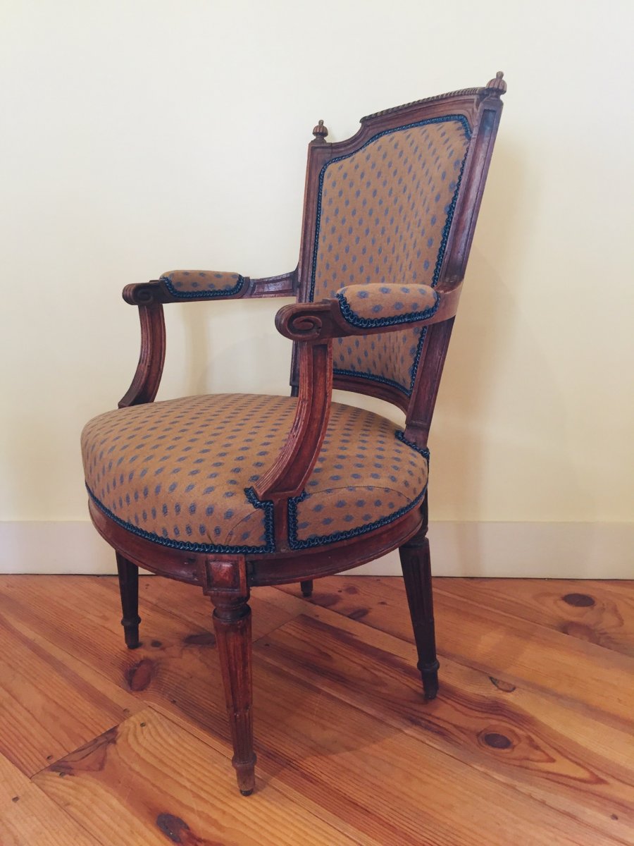 Fauteuil D’époque Louis XVI -photo-4