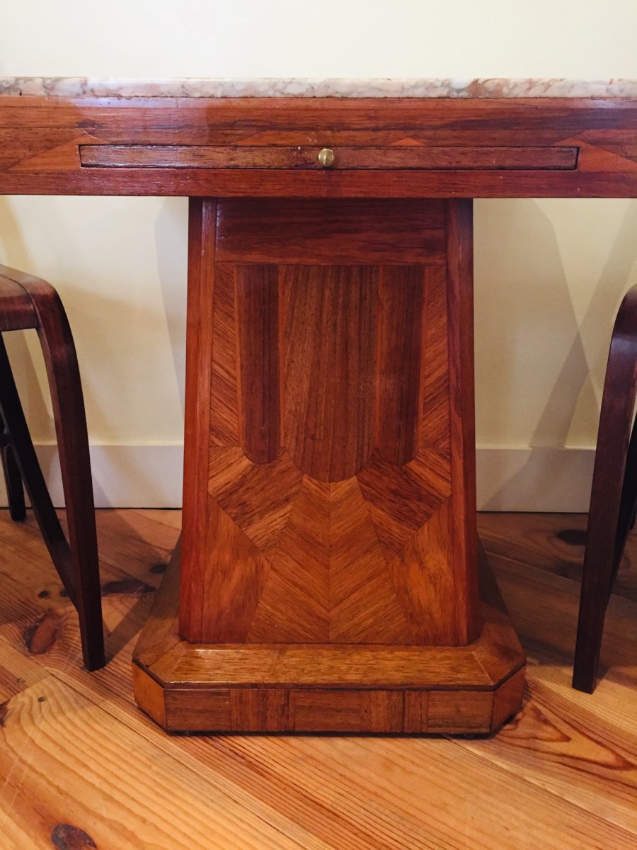 Table Guéridon Art Deco -photo-3