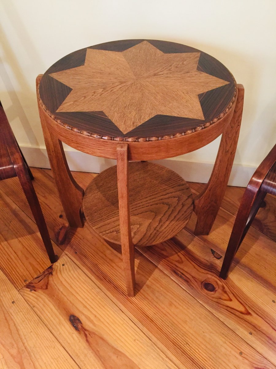 Art Deco Pedestal Table