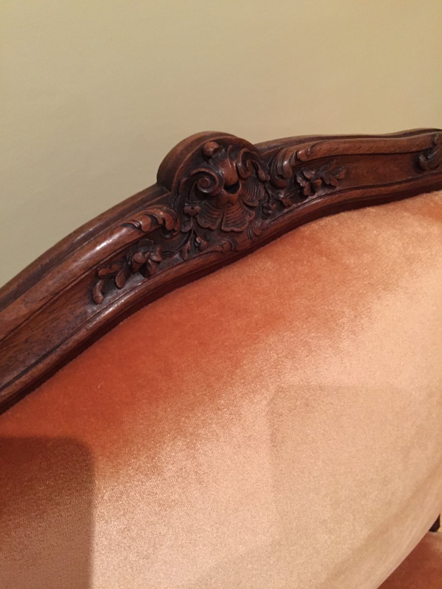 Chaise à Châssis De Style Louis XV-photo-2