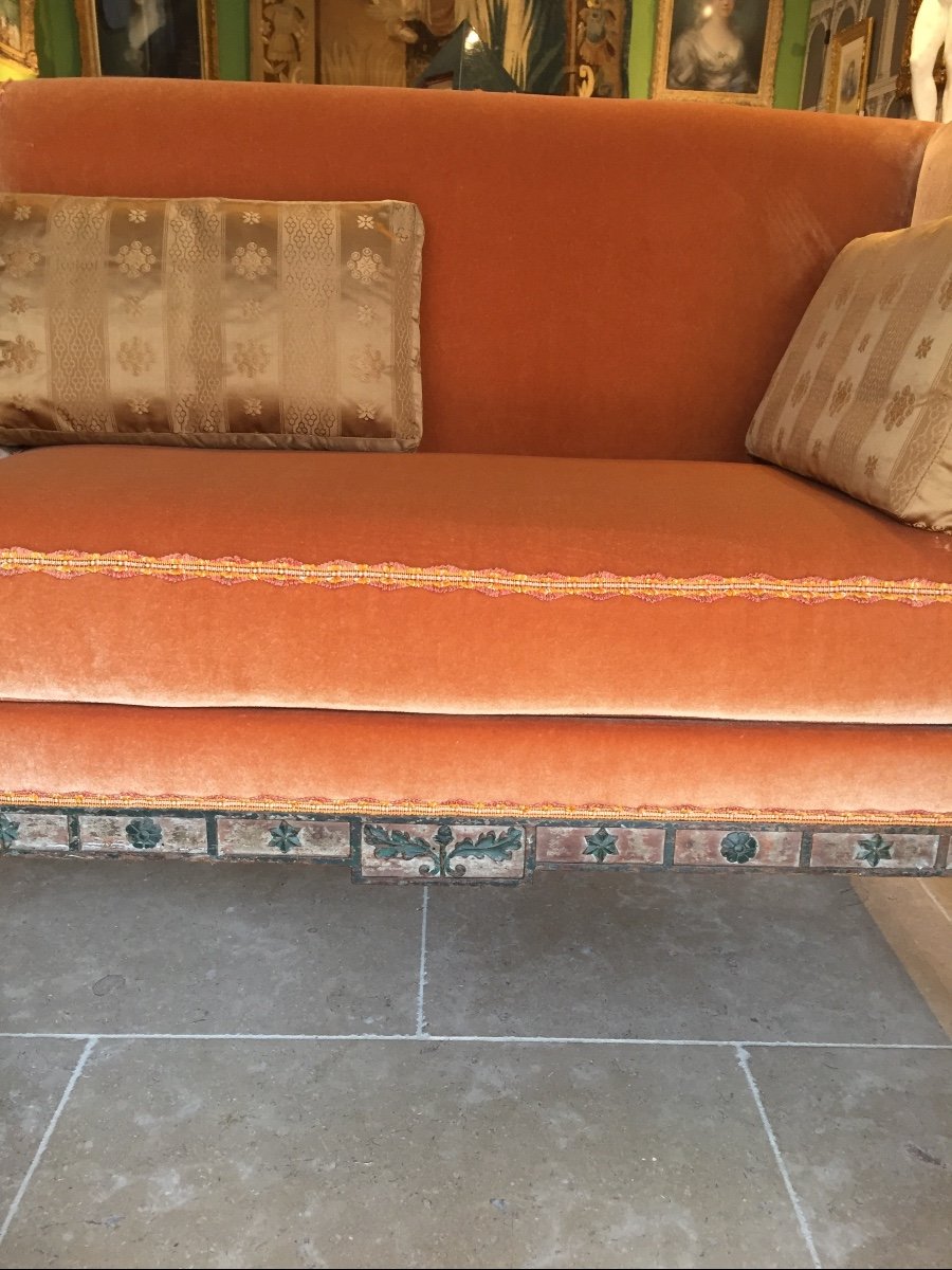 Banquette D’époque Consulat Dite « pommier »-photo-2
