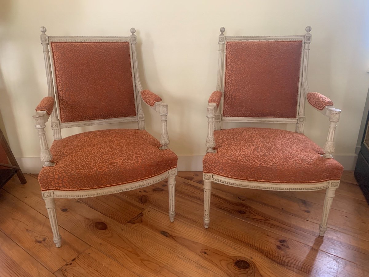 Pair Of Louis XVI Armchairs