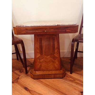 Art Deco Pedestal Table