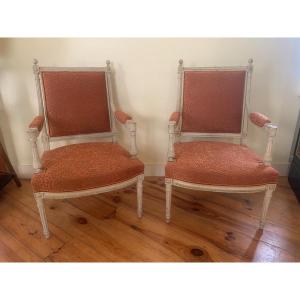 Pair Of Louis XVI Armchairs