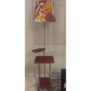 Vintage 50s Bronze Floor Lamp
