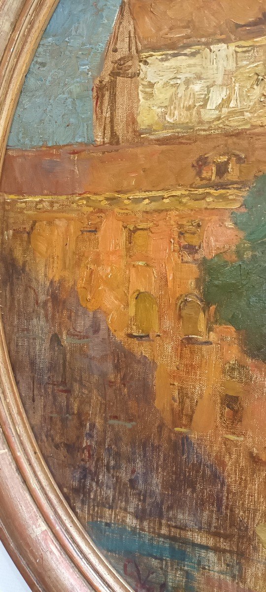 Tableau Vue De Venise Par Jb Valentinelli.-photo-3