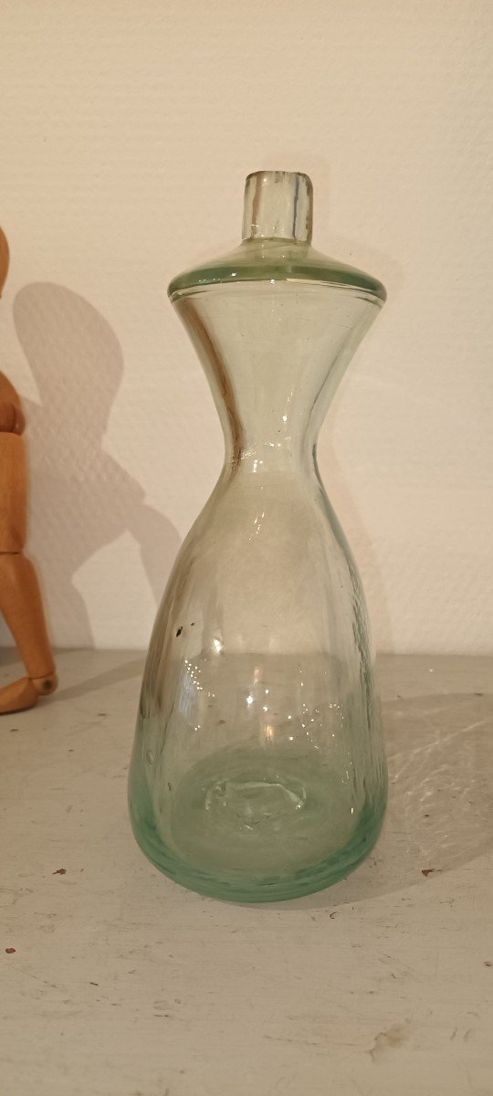 Biberon En Verre De Gresigne Art Populaire -photo-4