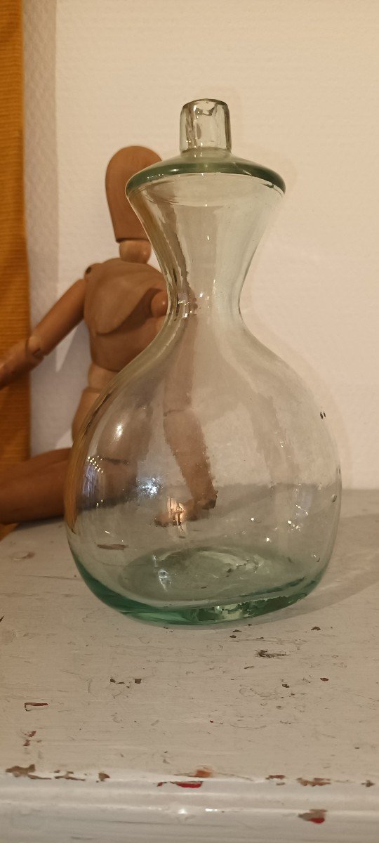 Biberon En Verre De Gresigne Art Populaire 