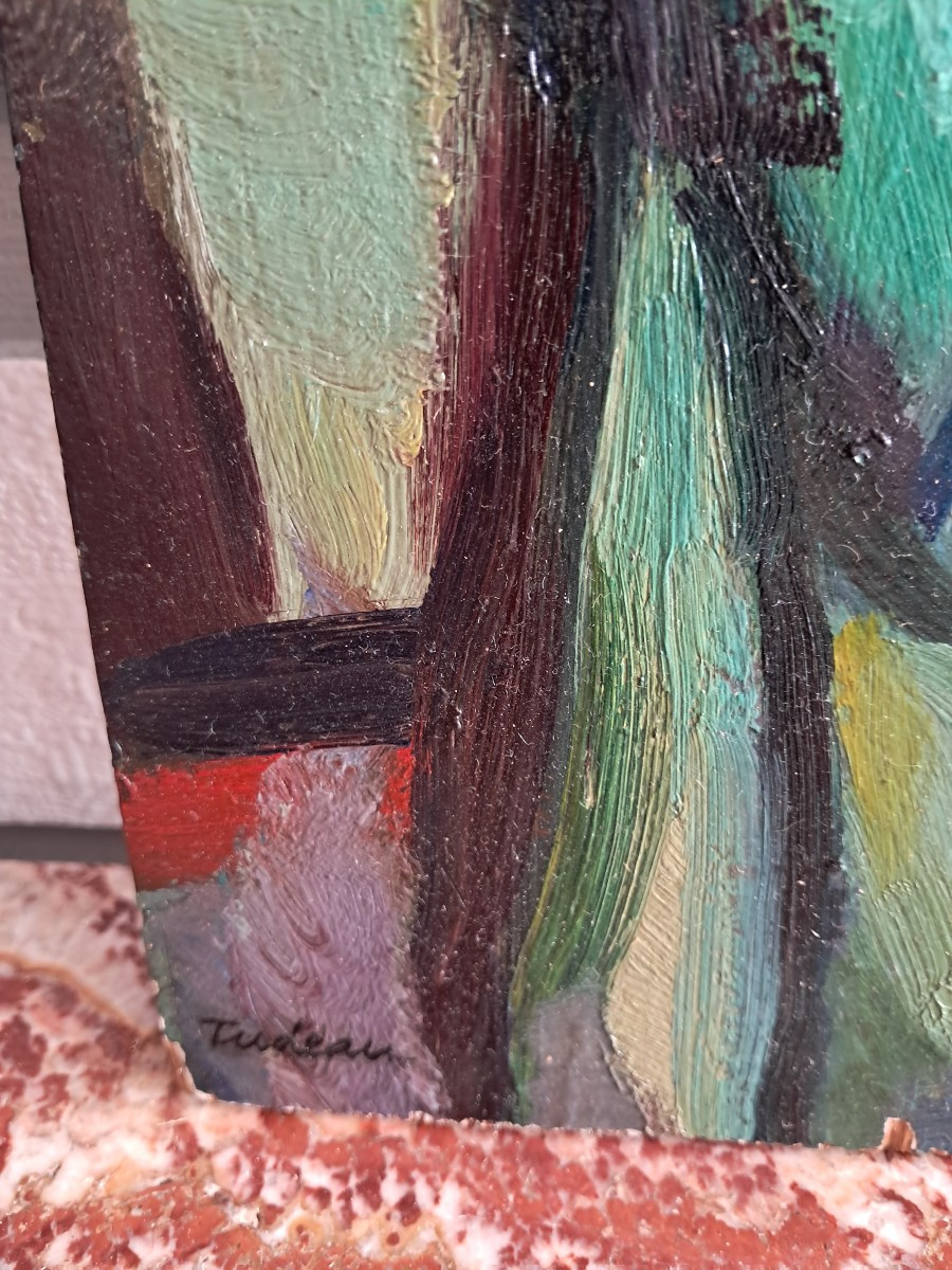 Tableau cubiste par emile tudeau-photo-2