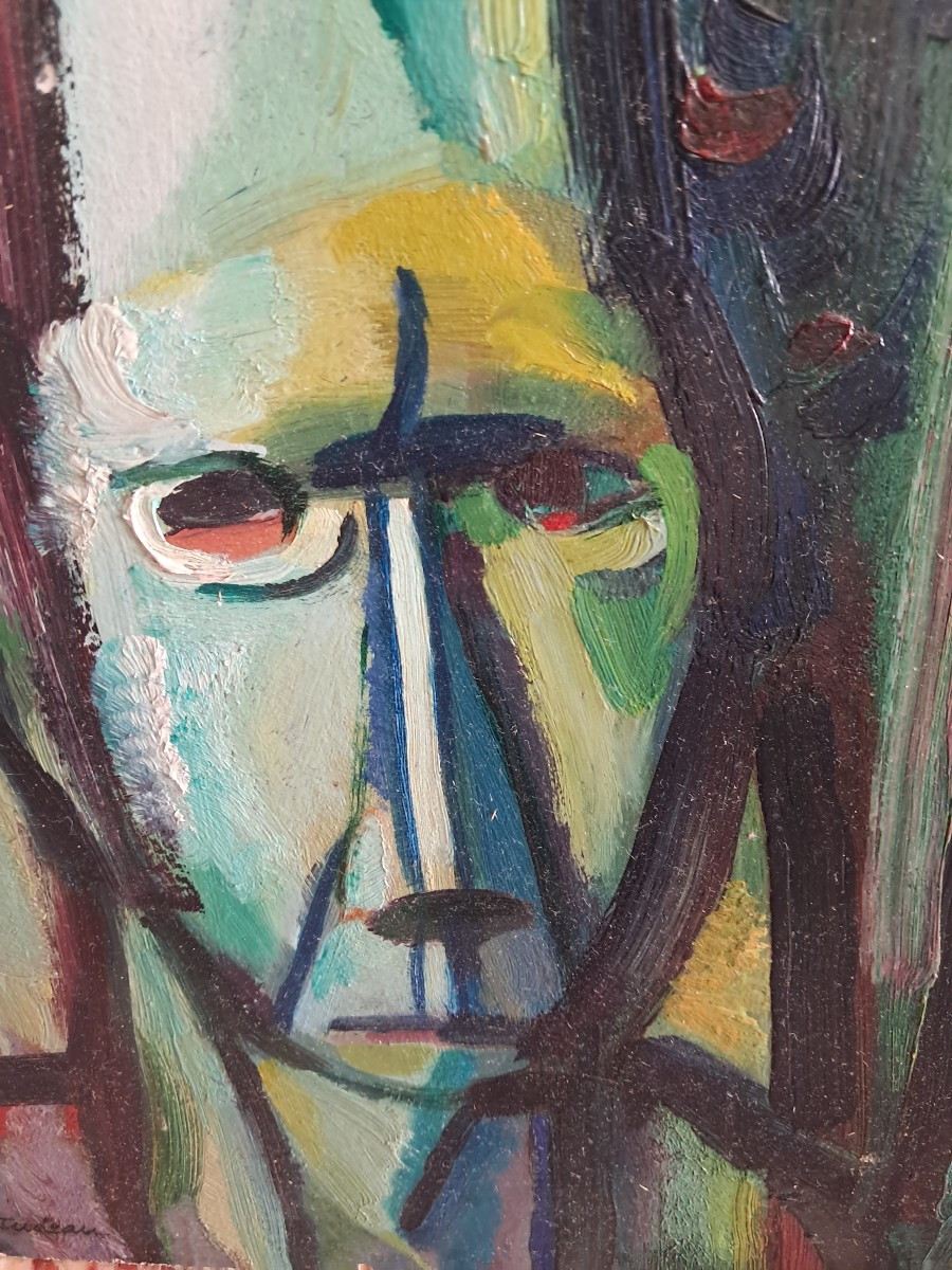 Tableau cubiste par emile tudeau-photo-3