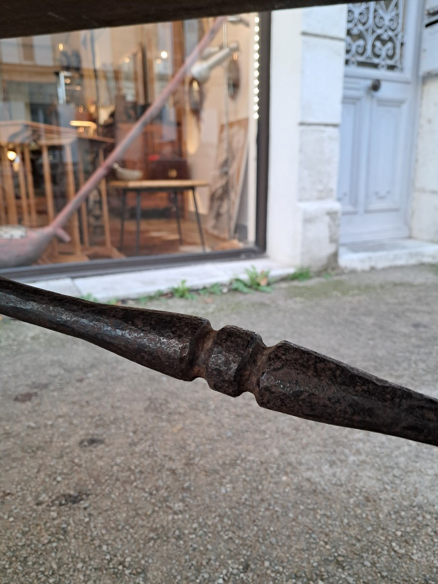 Table espagnole en noyer ancienne. -photo-4