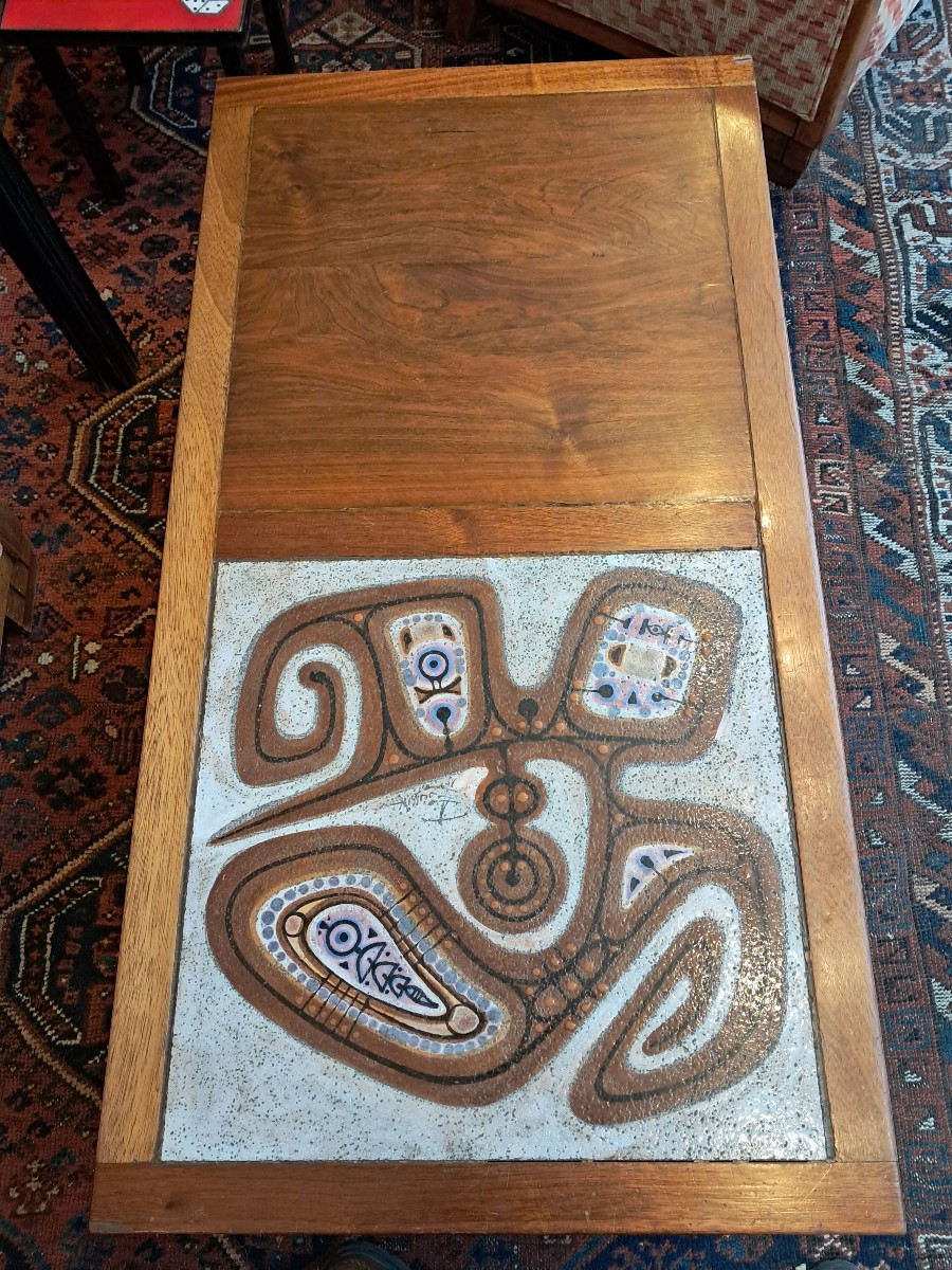 Table By Jacques Poussine, Ceramic, 50-60-photo-2