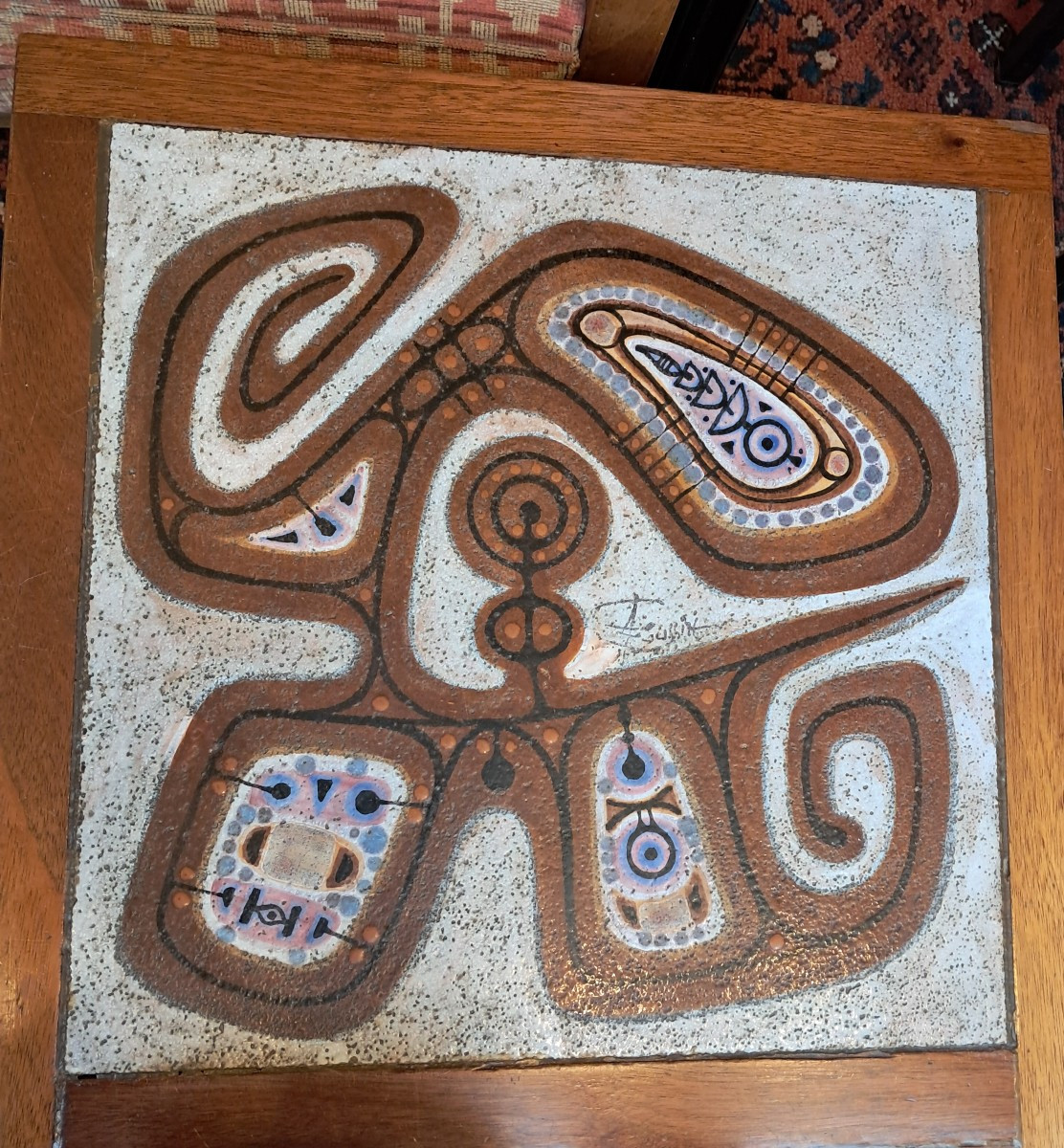 Table By Jacques Poussine, Ceramic, 50-60