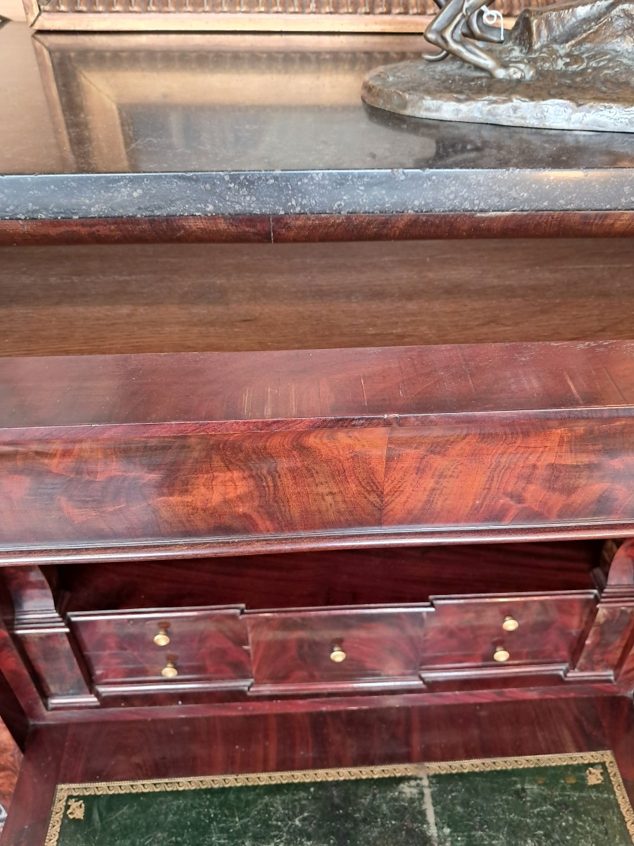 Secretaire restauration en acajou -photo-2