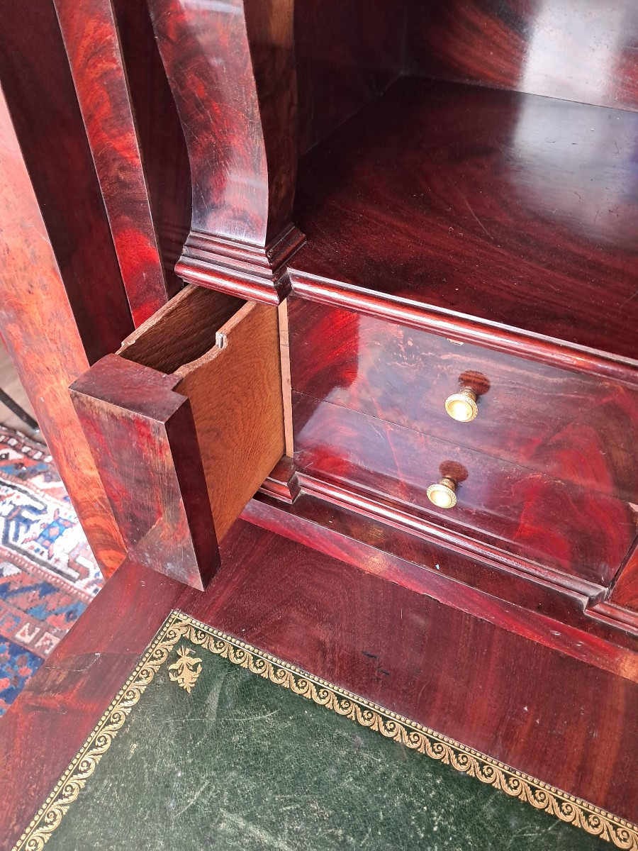 Secretaire restauration en acajou -photo-3