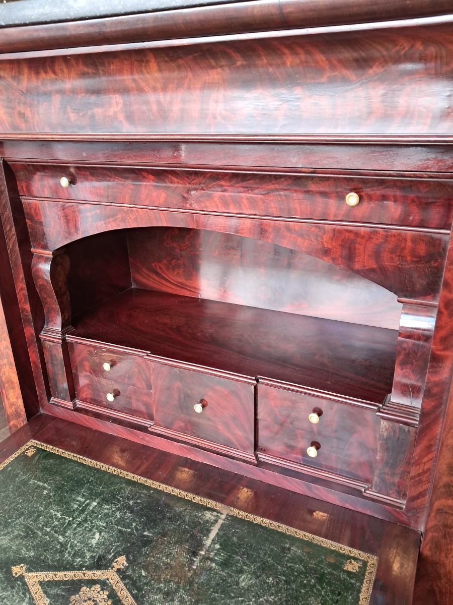 Secretaire restauration en acajou -photo-5