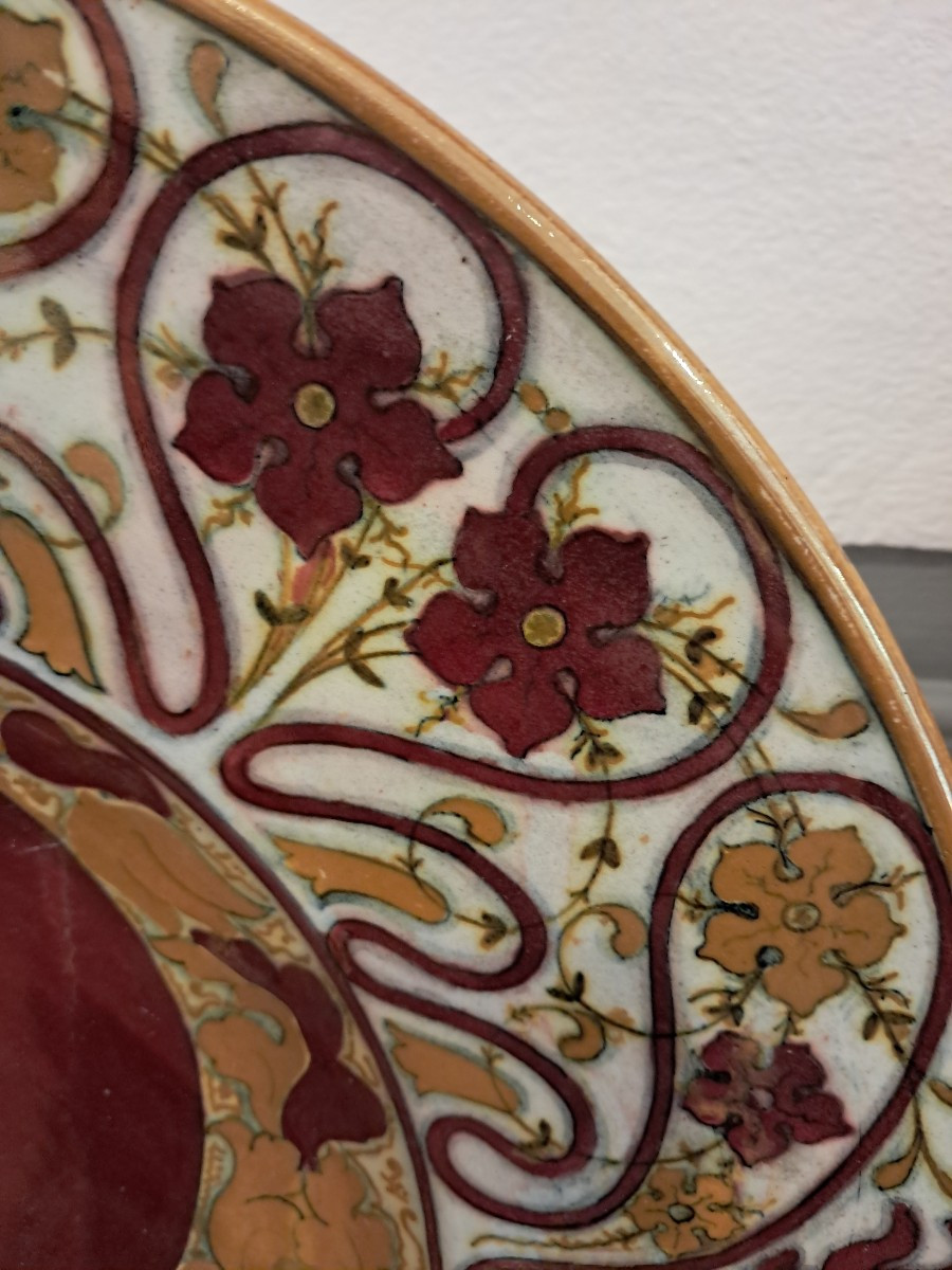 Pair Of Large Earthenware Platters -photo-2