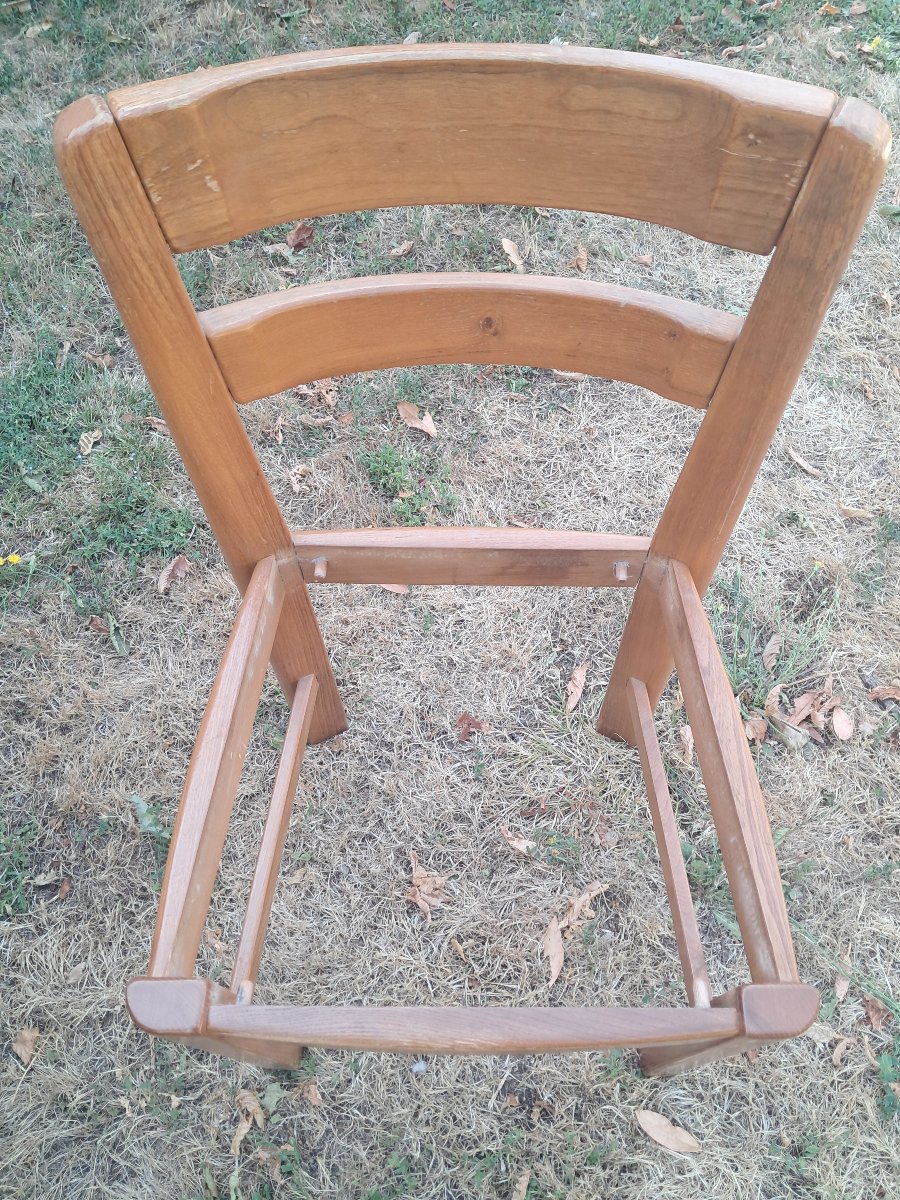 Round Table And 4 "regain" Chairs  Chapo -photo-5