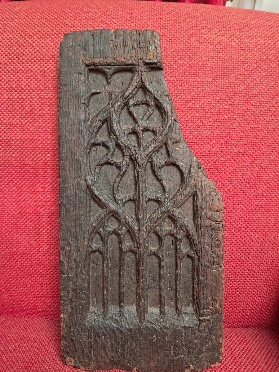 Gothic Panel From The 15th–16th Centuries.